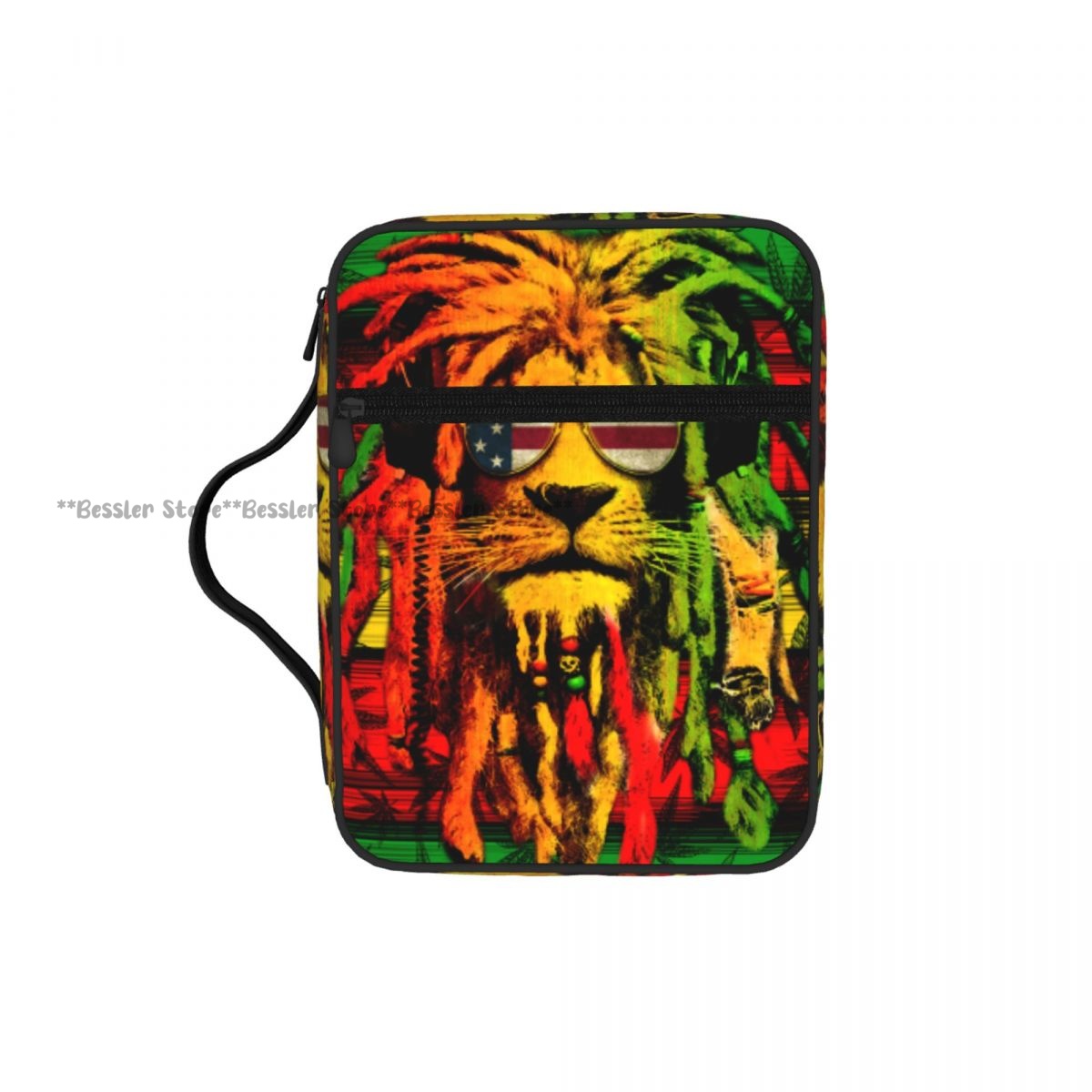 Books - Bijbelhoes Draagtas Kerkentas Jamaica Lion Bijbelbeschermhoes