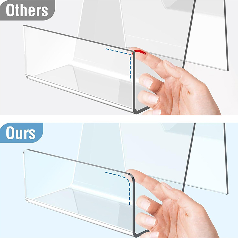 Clear Acrylic Book Stand Holder - 【M】Comicsboekdisplay, acryl boekenstandaard, comicsboekframe, transparante laptopstandaard,