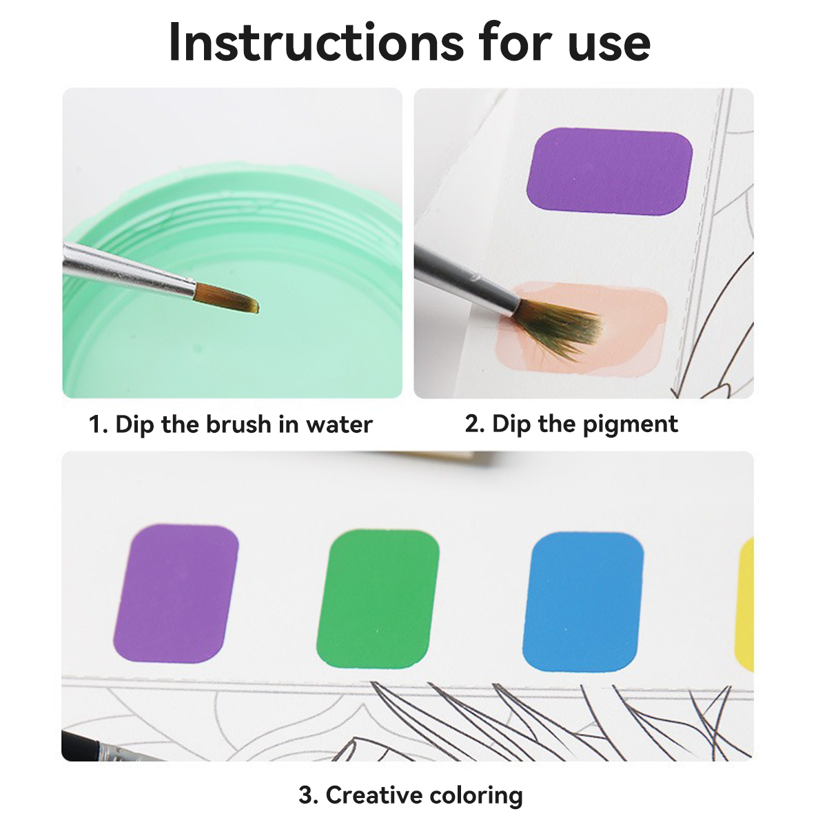 12 pagina's kleurboek draagbar - Stationery Books recensie en prijs