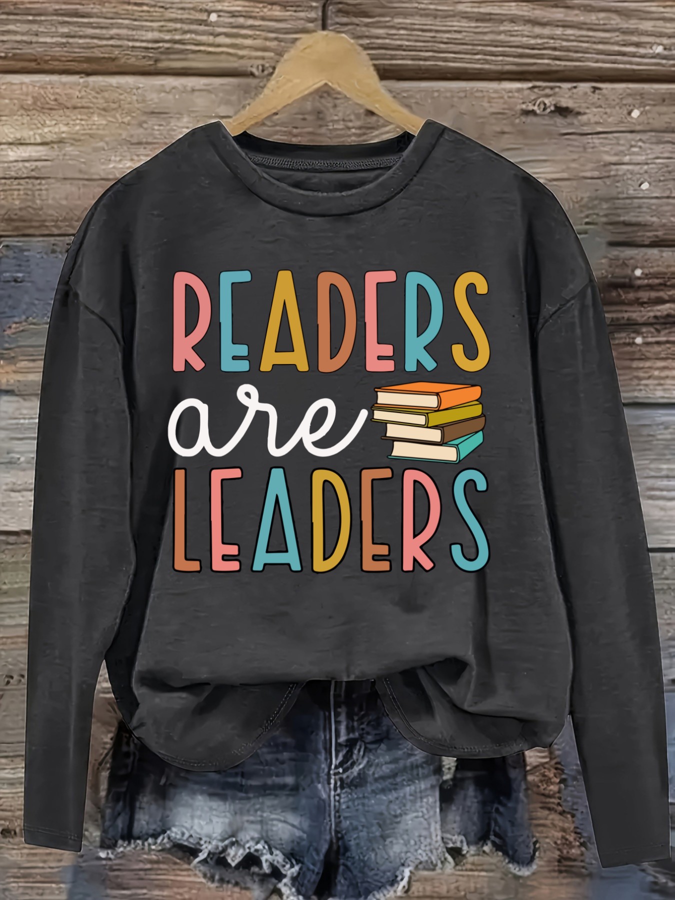 Dames Casual T-shirt met lange - Books recensie en prijs