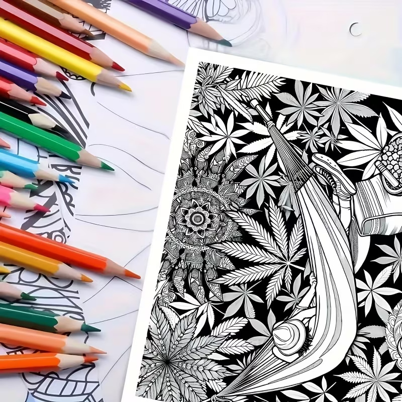 24-pagina's Mandala-stijl, kle - Adult Coloring Book Stress Relief recensie en prijs